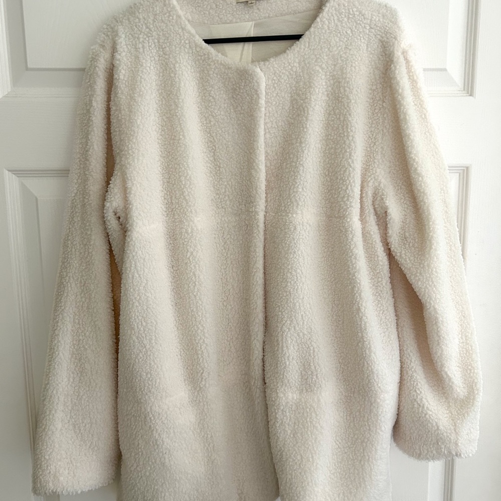 Ivory Sherpa Jacket